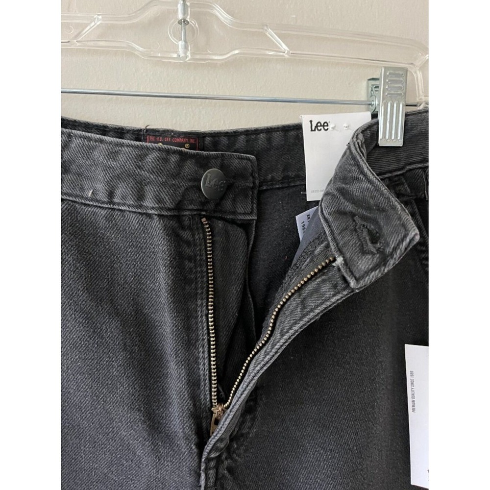 Lee Sz 26 Lyocell Blend Heritage Wide Leg Baggy Denim Pants Jeans High Rise - Picture 4 of 11